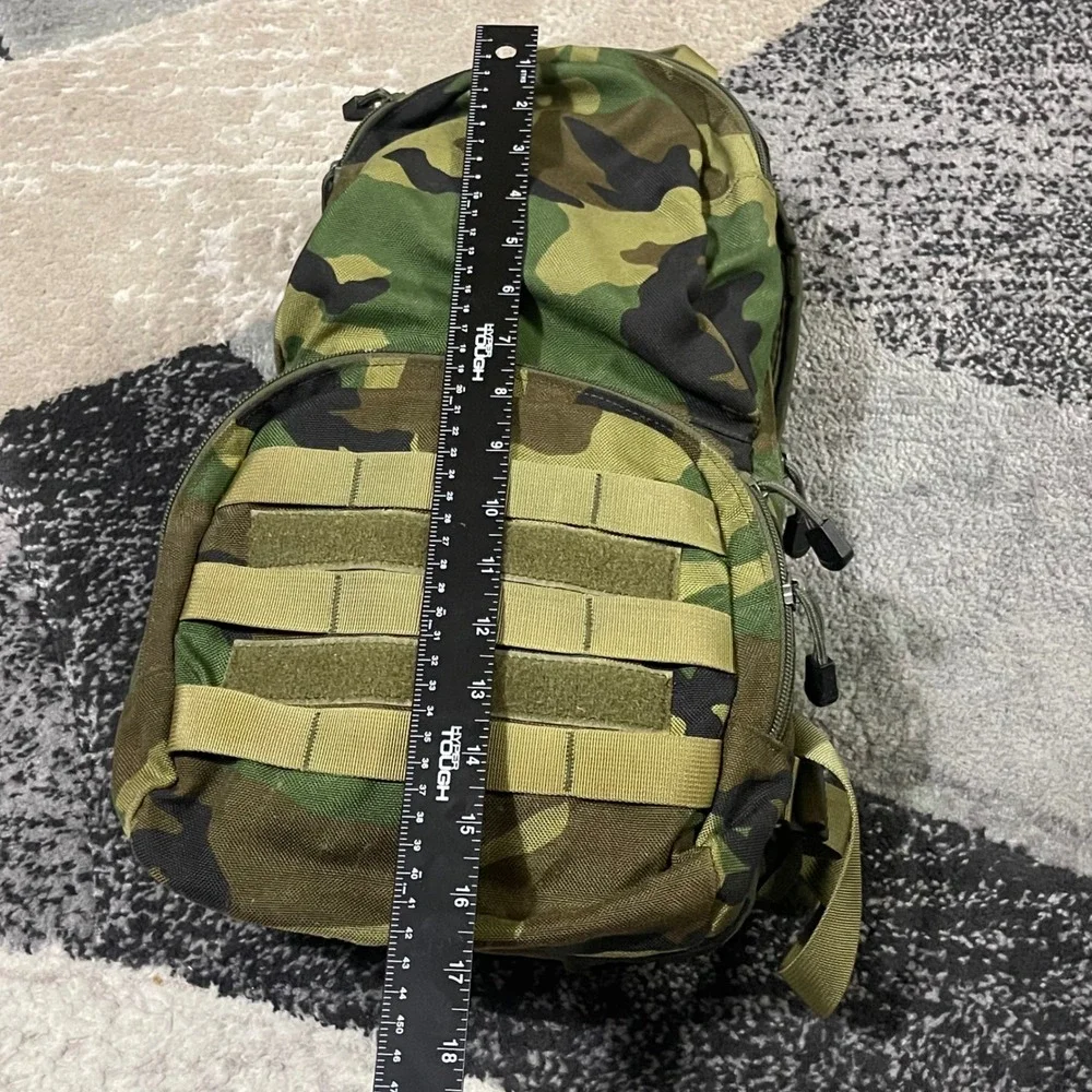 CamelBak M.U.L.E. Backpack Men OS Green Woodland Camo Tactical Hydration Pack
